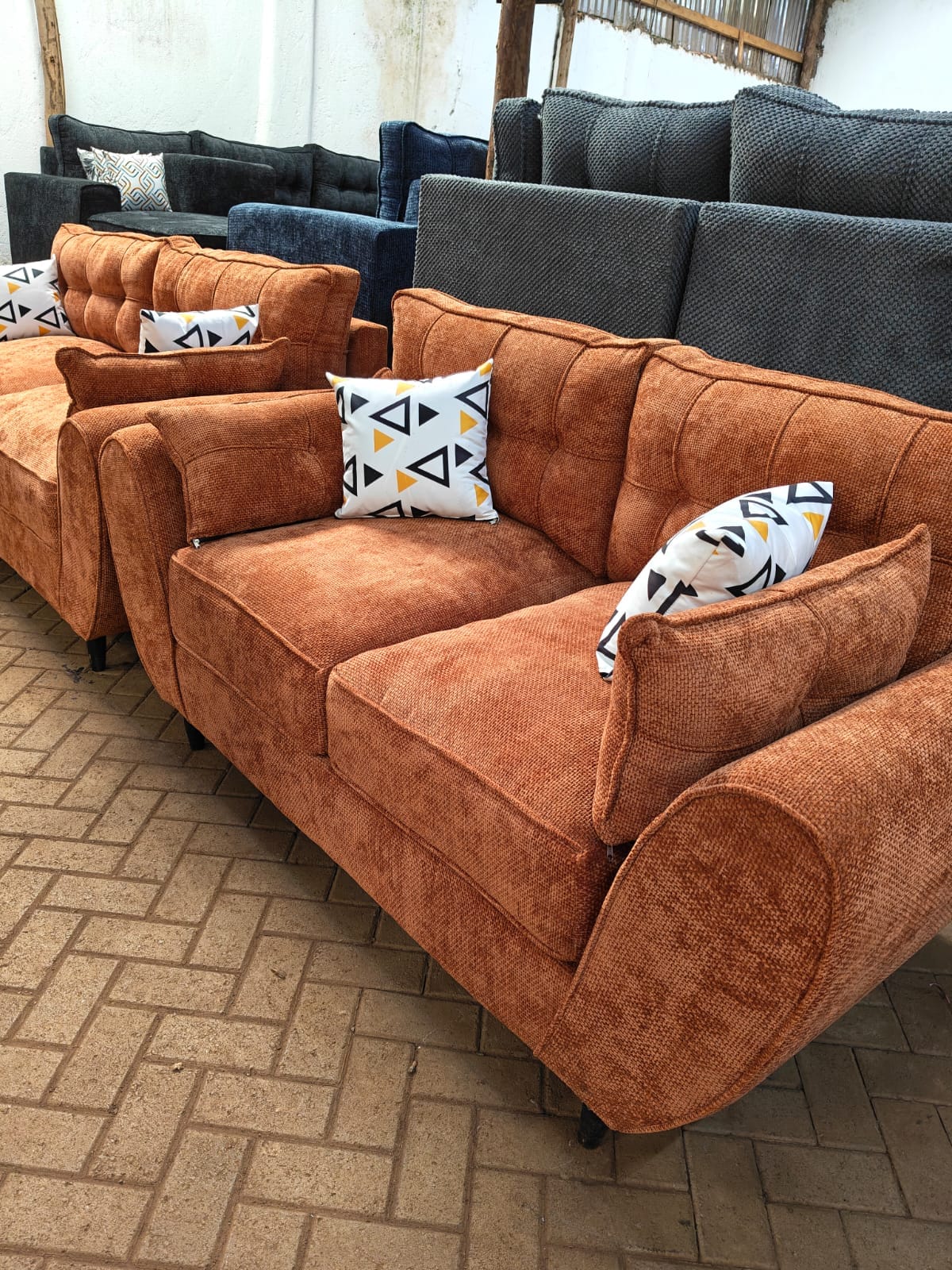 Baraka Crescent Sofa Set
